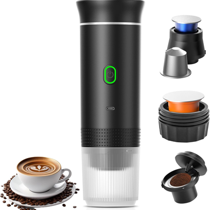 Cafetera Portátil Espresso 3 en 1